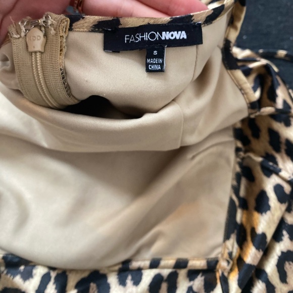 Fashion Nova Cheetah Print Dress - Picture 5 of 7
